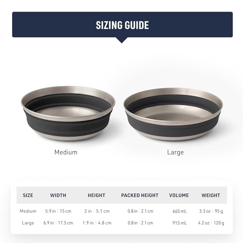 Detour Stainless Steel Collapsible Bowl