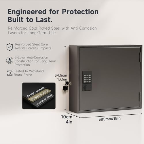 90 Key Lock Box Wall Mount (90 Count)