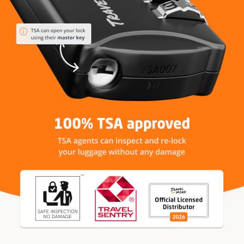 Luggage Locks TSA Approved (5 Count)