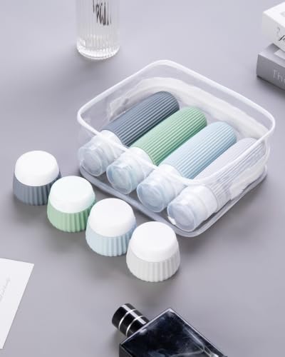 Travel Bottles for Toiletries 8 Pack (8 Count)