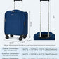 16 Inch Underseat Small Carry On Luggage with Spinner Wheels