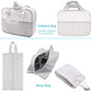 9 Piece Gray Travel Organizer Set with 4 Packing Cubes