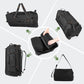 86L Collapsible Wheeled Duffle Bag Waterproof