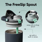 FreeSip Sway Stainless Steel Water Bottle 40 oz Foggy Tide