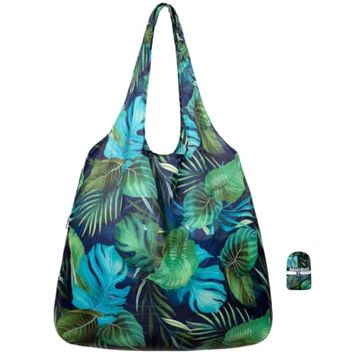 XL 25L Tote Foldable Packable Reusable Grocery Shopping Bag