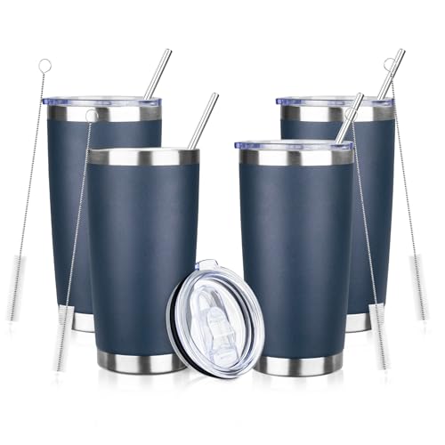 20oz Tumbler with Straw and Brush