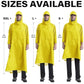 Hooded Rain Poncho Packable Waterproof Unisex Raincoat with Pocket