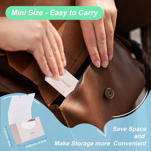 500 Sheets Disposable Paper Soap Sheets for Travel (500 Count)