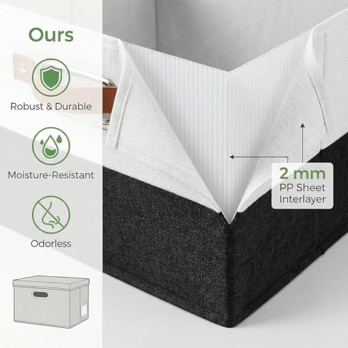Storage Bins with Lids [3 (3 Count)