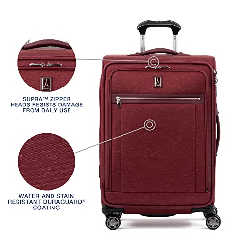 Platinum Elite Checked Luggage Spinner