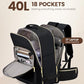 40L Travel Backpack with Waist Strap