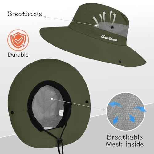 Women's Ponytail Safari Sun Hat