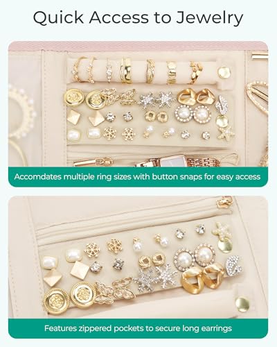 Travel Jewelry Case Organizer