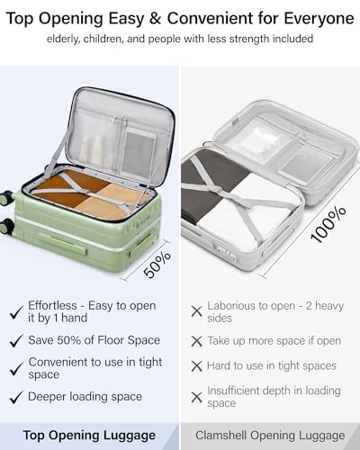 26 Inch Large checked Luggage PC Hard Shell luggage Top Opening Aluminum Frame Travel Luggage Suitcases with Wheels for Woman Men