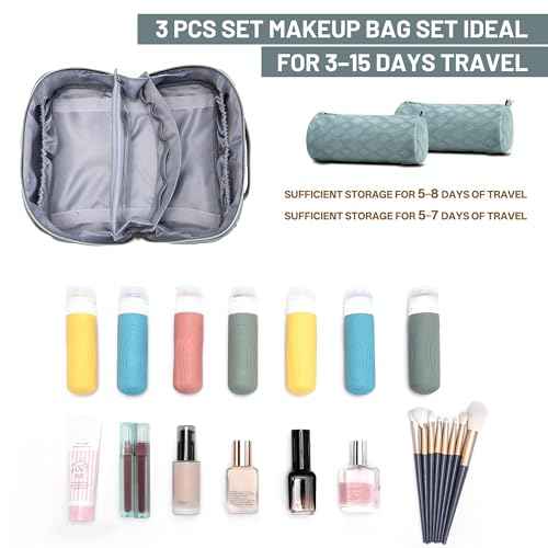 Travel Makeup Bag (3 Count)