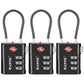 TSA Approved Luggage Locks (3 Count)