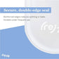 re) zip Reusable Sandwich Bags, Leakproof, 28 oz, 10-Pack, Clear