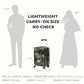 20 inch Carry On Luggage Expandable Top Opening