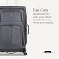 Sion Softside Expandable Spinner Luggage Durable Lightweight Travel Suitcase