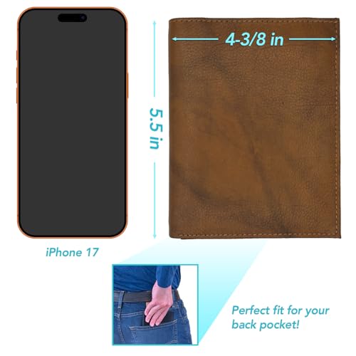 Deluxe Personalized Monogrammed Antique Saddle RFID Leather Passport Wallet