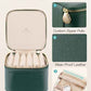 Travel Jewelry Case with Clear 6 Velvet Bags