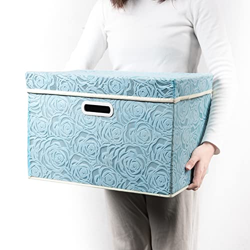Larger Collapsible Storage Cube with Lid [1