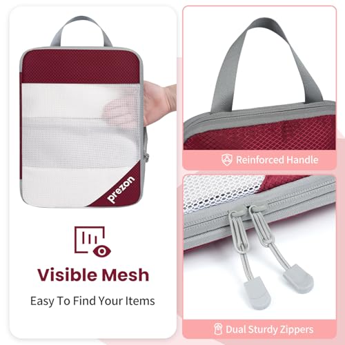 Compression Packing Cubes for Travel (6 Count)