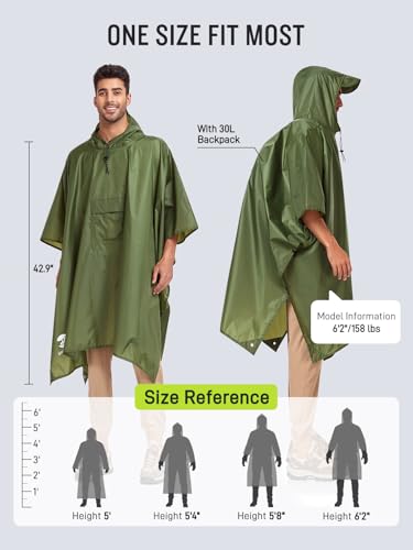 Double Layer Rain Poncho