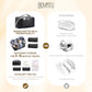 Travel Makeup Bag Organizer (3 Count)