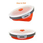 800ml Silicone Collapsible Food Storage Containers (5 Count)