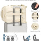 4 Piece Hardside Luggage Set with Backpack (3 Count)