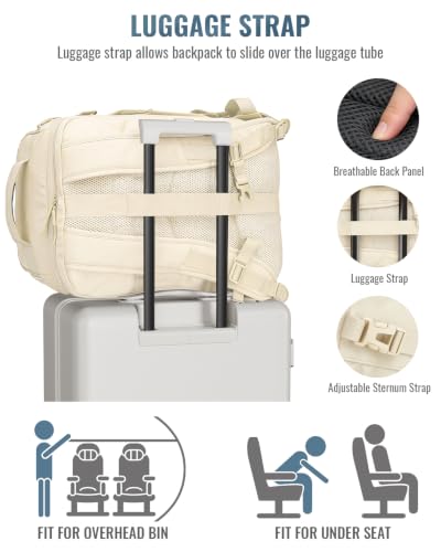 4 Piece Hardside Luggage Set with Backpack (3 Count)