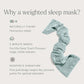 Patented Gentle Pressure Sleep Mask