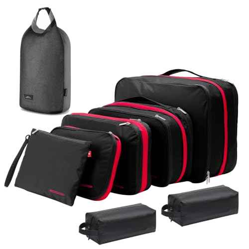 BeeNesting Waterproof Compression Packing Cubes 5 (8 Count)