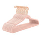 Velvet Hangers 50 Pack Non Slip Heavy Duty Blush Pink Rose Gold Hooks (50 Count)