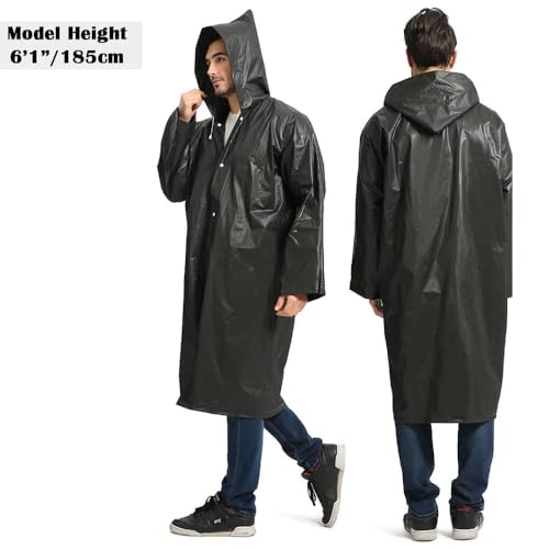 2 Pack Portable EVA Raincoats for Adults (2 Count)