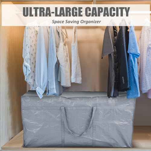 4 Pcs 149 Gallon Extra Large Moving Bags Heavy Duty Storage Bag (4 Count)