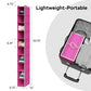 2 Pack 10 Tier Slim Hanging Shoe Organizer Pink