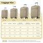 4 Piece Expandable Luggage Set (4 Count)