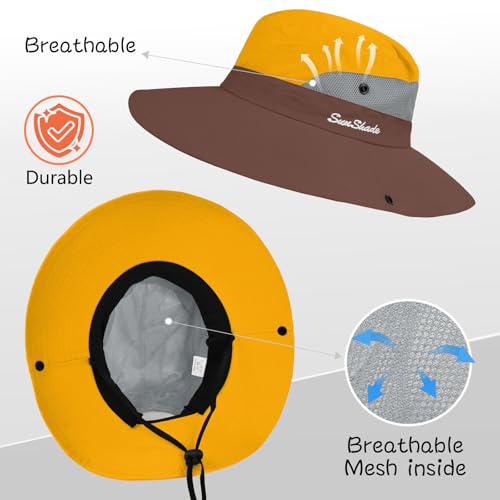 Women's Ponytail Safari Sun Hat