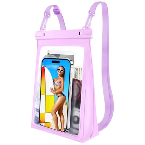 Large Floating Waterproof Phone Pouch with Sealing Strip