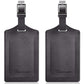 2 Pack Luggage Tags for Suitcases Airplane Travel Essentials (2 Count)