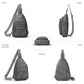 Sling Bag for Women Crossbody Bags Sling Purse Cross Body Backpack Vegan Leather Over Shoulder Bag Travel Handbag Gifts Dark Grey