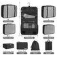 10 Set Packing Cubes Various Sizes Packing Organizer for Travel Accessories Luggage Carry On Suitcase