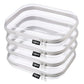 Clear Hard Shell Zipper Cases (4 Count)