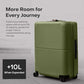 Checked Expandable Suitcase