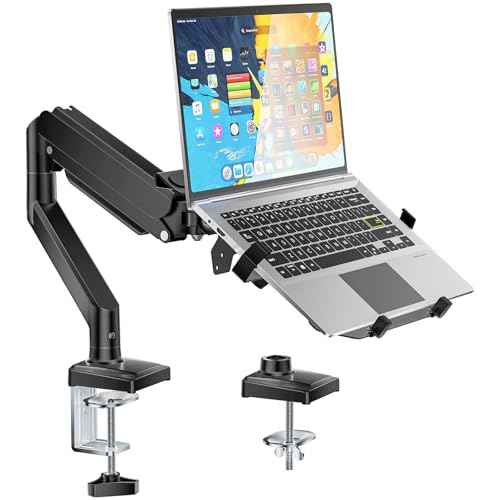 Laptop Desk Mount for 17" Notebook and 34" Screens