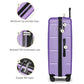 Luggage Sets 3 Piece Hardshell 20" (3 Count)