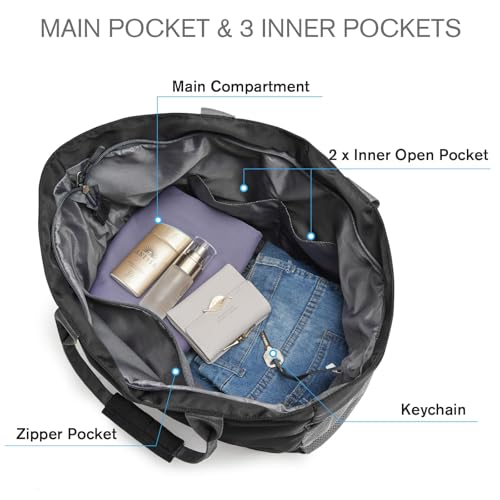 Beach Bag Waterproof Sandproof Large Capacity Foldable for Women