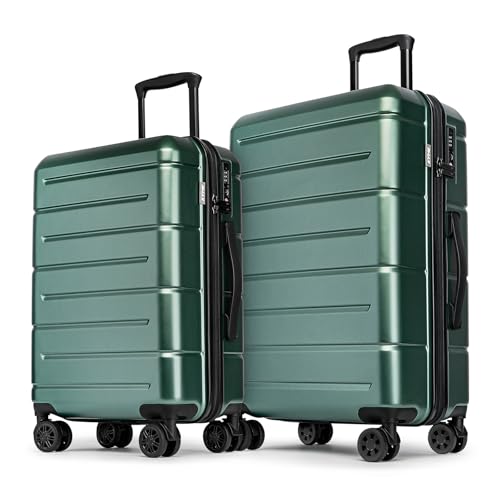 Luggage Sets 2 Piece Suitcase Set Hardshell 20 inch (2 Count)